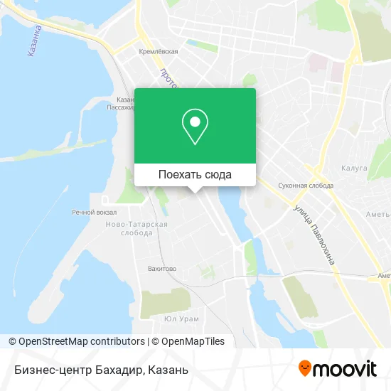 Карта Бизнес-центр Бахадир