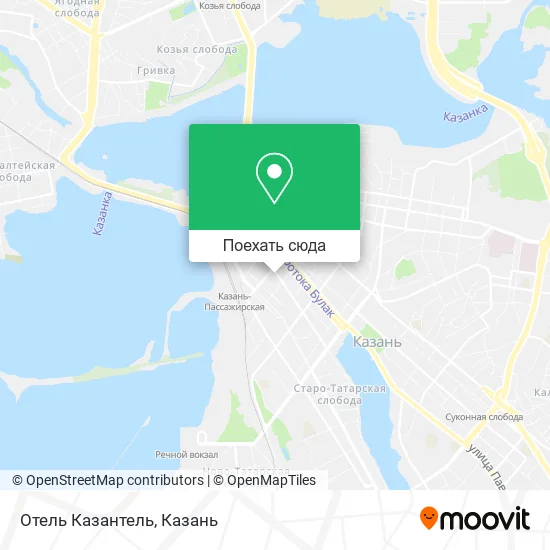 Карта Отель Казантель