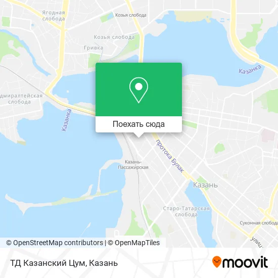 Карта ТД Казанский Цум