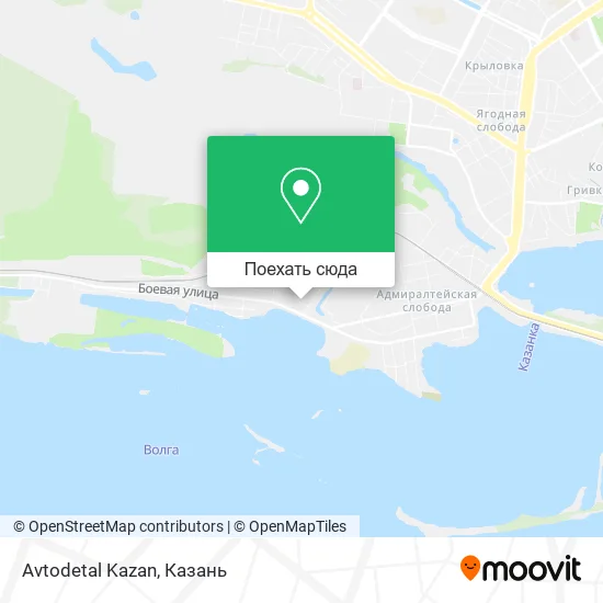 Карта Avtodetal Kazan