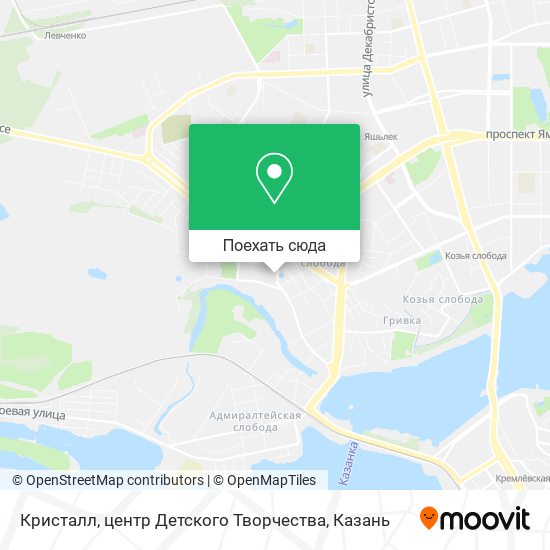 Карта Кристалл, центр Детского Творчества