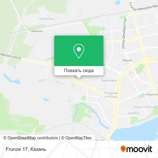 Карта Frunze 17