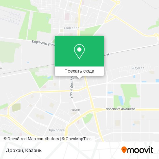 Карта Дорхан