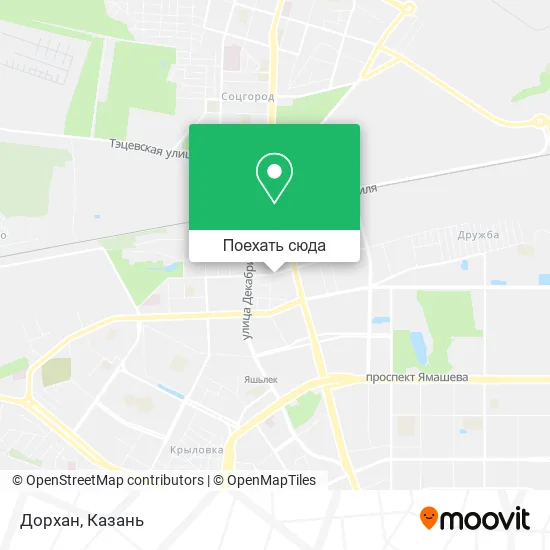 Карта Дорхан