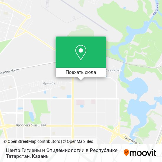 Карта Центр Гигиены и Эпидемиологии в Республике Татарстан