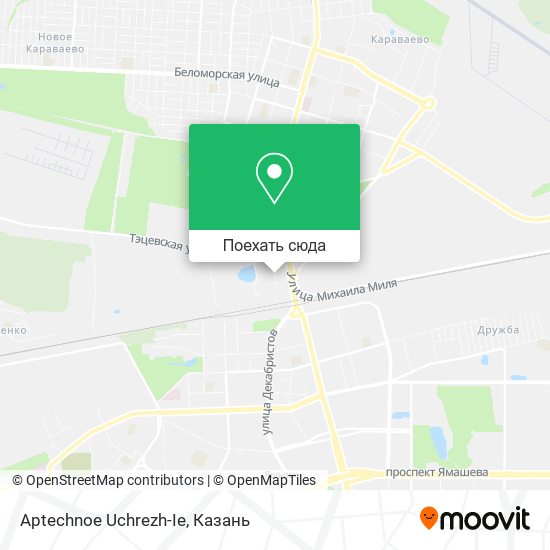 Карта Aptechnoe Uchrezh-Ie