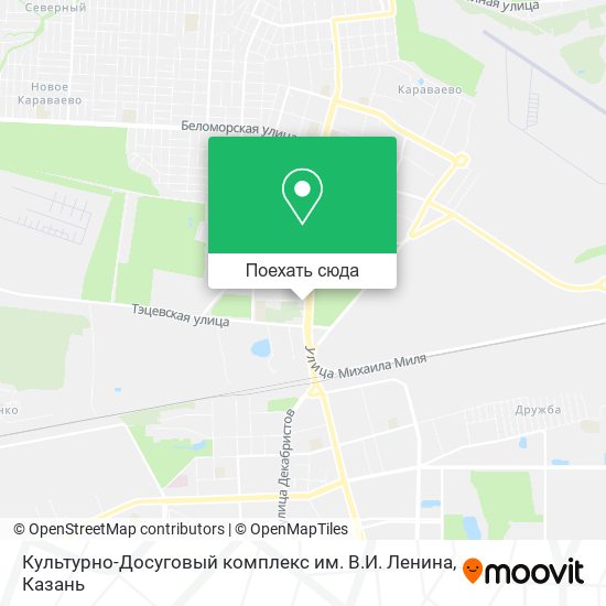 Карта Культурно-Досуговый комплекс им. В.И. Ленина