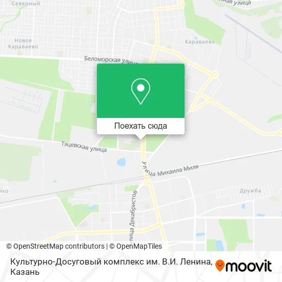 Карта Культурно-Досуговый комплекс им. В.И. Ленина