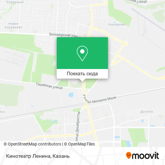 Карта Кинотеатр Ленина