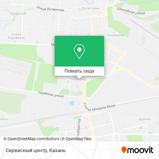 Карта Сервисный центр