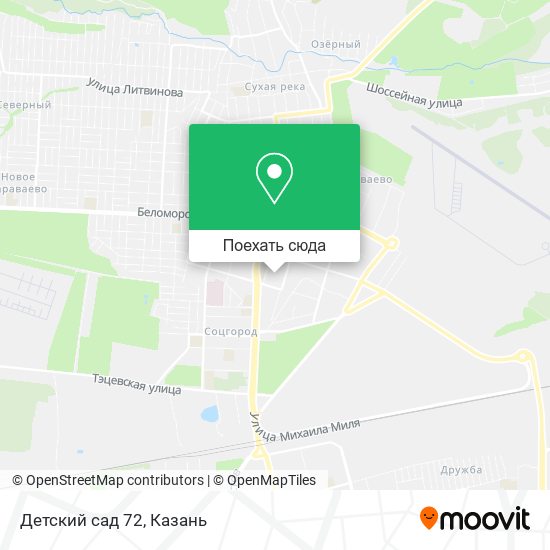 Карта Детский сад 72