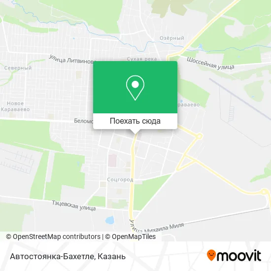 Карта Автостоянка-Бахетле
