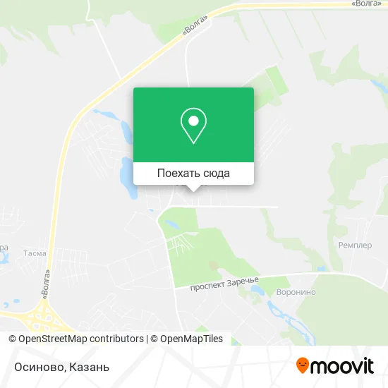 Карта Осиново