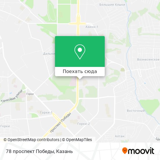 Карта 78 проспект Победы