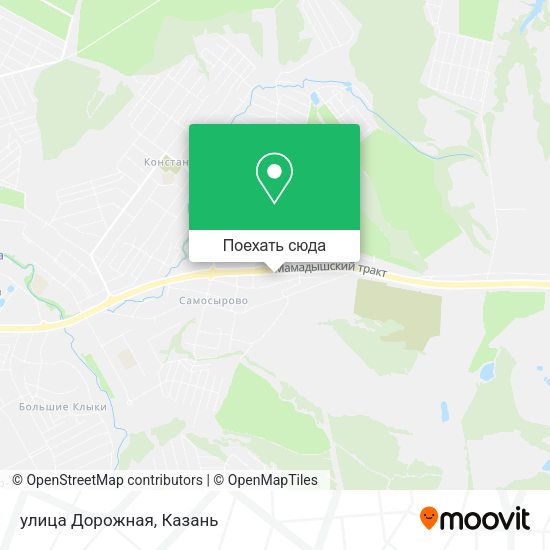 Карта улица Дорожная