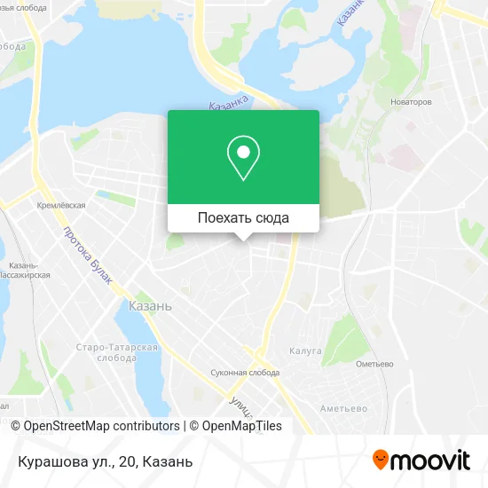 Карта Курашова ул., 20