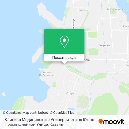 Карта Клиника Медицинского Университета на Южно-Промышленной Улице
