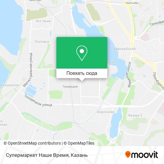 Карта Супермаркет Наше Время