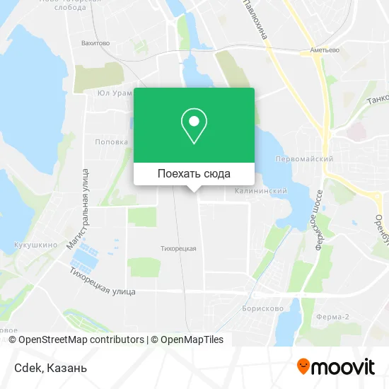 Карта Cdek