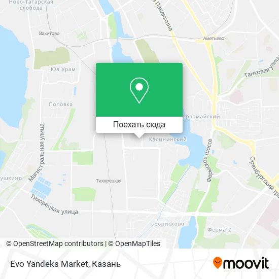Карта Evo Yandeks Market