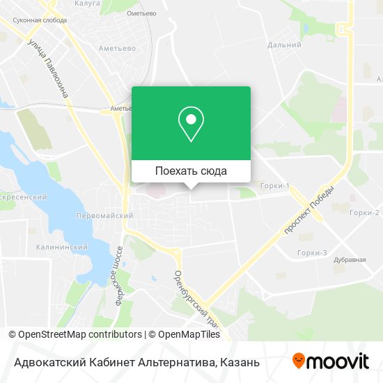 Карта Адвокатский Кабинет Альтернатива