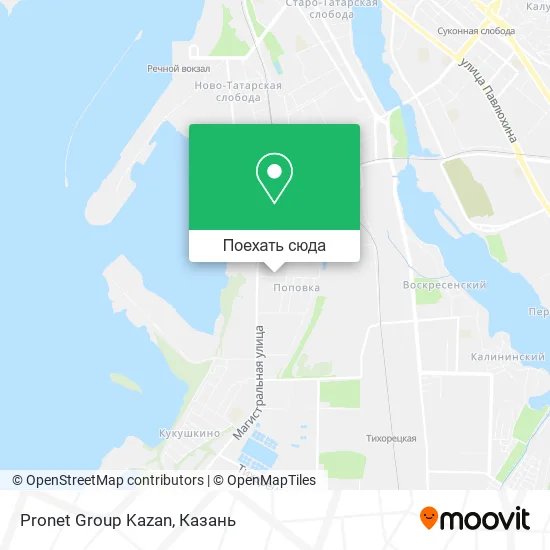 Карта Pronet Group Kazan