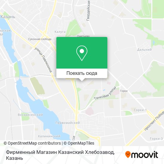 Карта Фирменный Магазин Казанский Хлебозавод