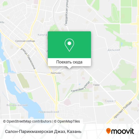 Карта Салон-Парикмахерская Джаз