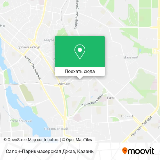 Карта Салон-Парикмахерская Джаз