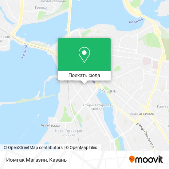 Карта Иомгак Магазин