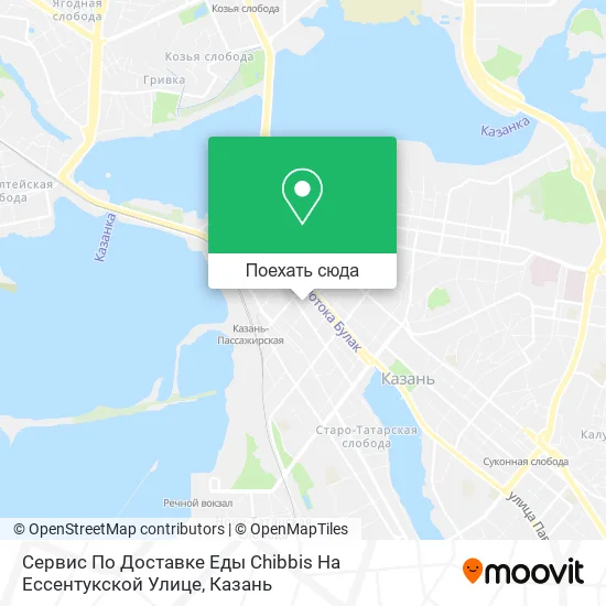 Карта Сервис По Доставке Еды Chibbis На Ессентукской Улице