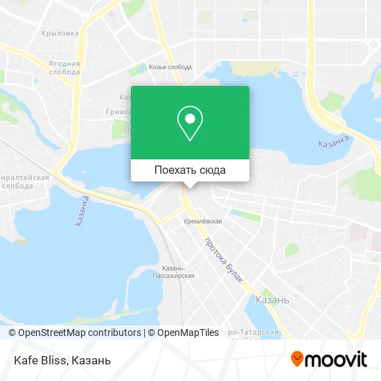 Карта Kafe Bliss