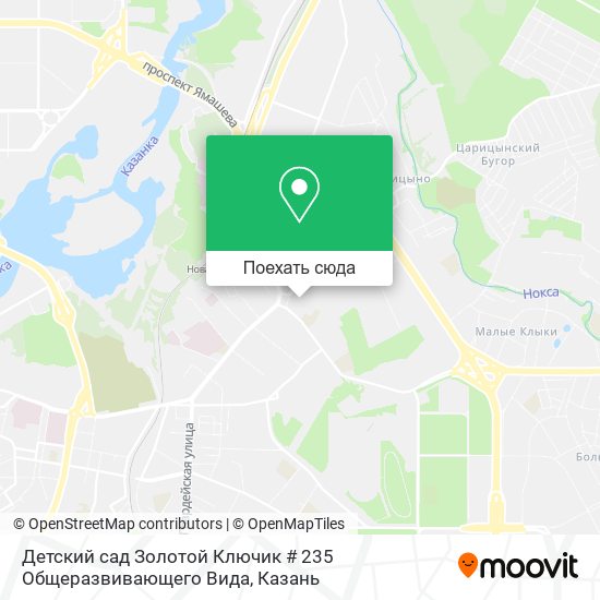 Карта Детский сад Золотой Ключик # 235 Общеразвивающего Вида