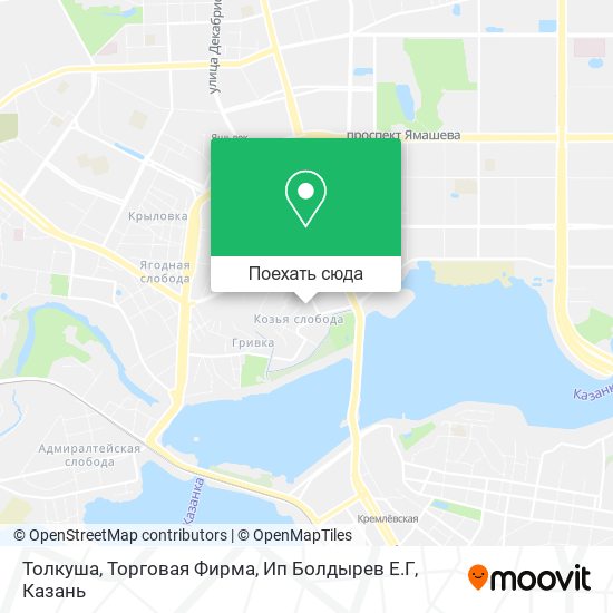 Карта Толкуша, Торговая Фирма, Ип Болдырев Е.Г