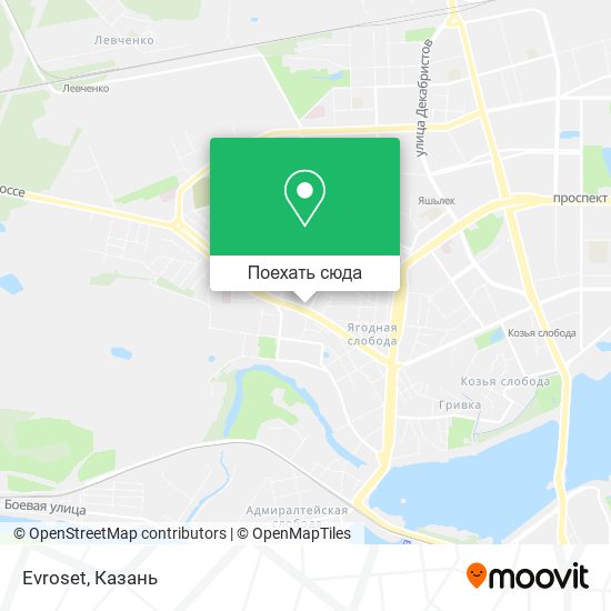 Карта Evroset