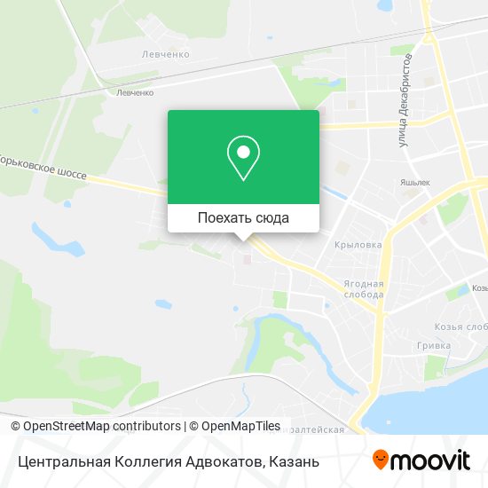 Карта Центральная Коллегия Адвокатов