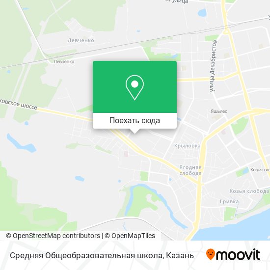 Карта Средняя Общеобразовательная школа