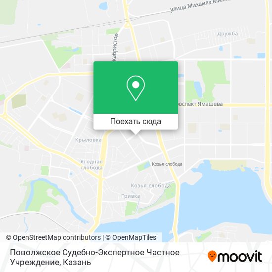 Карта Поволжское Судебно-Экспертное Частное Учреждение
