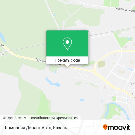 Карта Компания Диалог-Авто