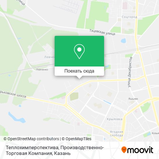 Карта Теплохимперспектива, Производственно-Торговая Компания