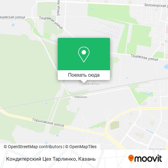 Карта Кондитерский Цех Тарлинко
