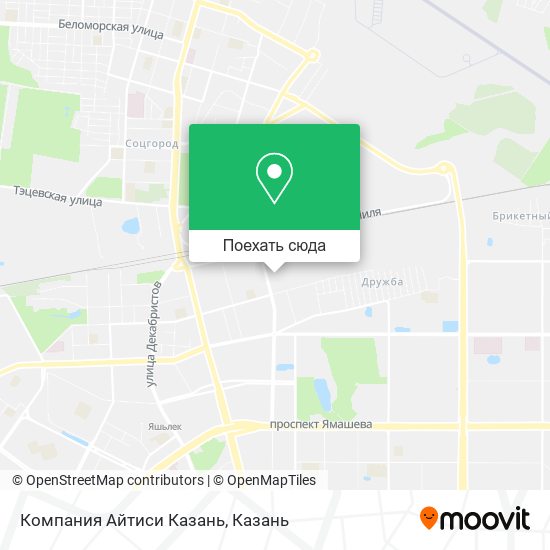 Карта Компания Айтиси Казань