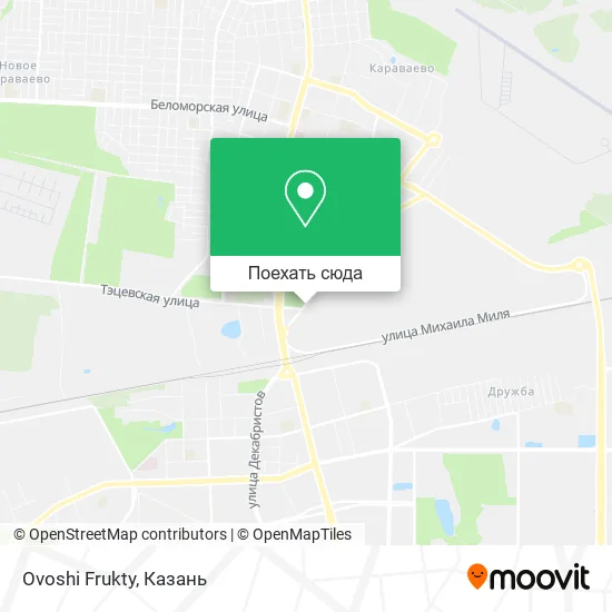 Карта Ovoshi Frukty