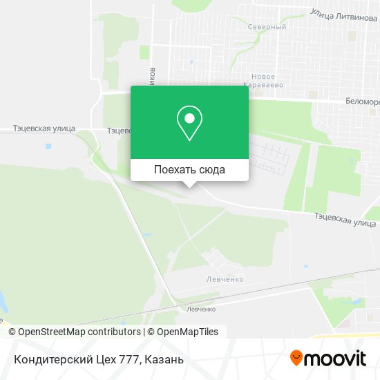 Карта Кондитерский Цех 777