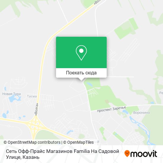 Карта Сеть Офф-Прайс Магазинов Familia На Садовой Улице