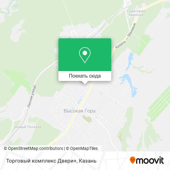 Карта Торговый комплекс Двери+