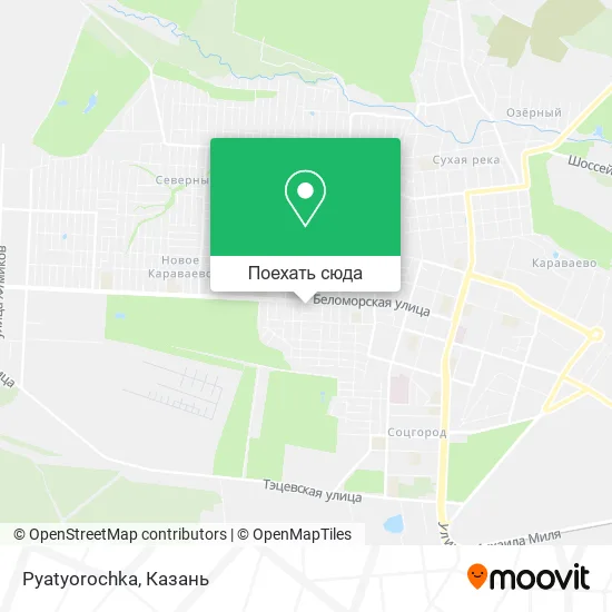 Карта Pyatyorochka