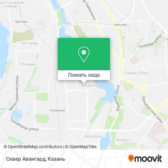 Карта Сквер Авангард