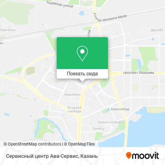Карта Сервисный центр Ава-Сервис