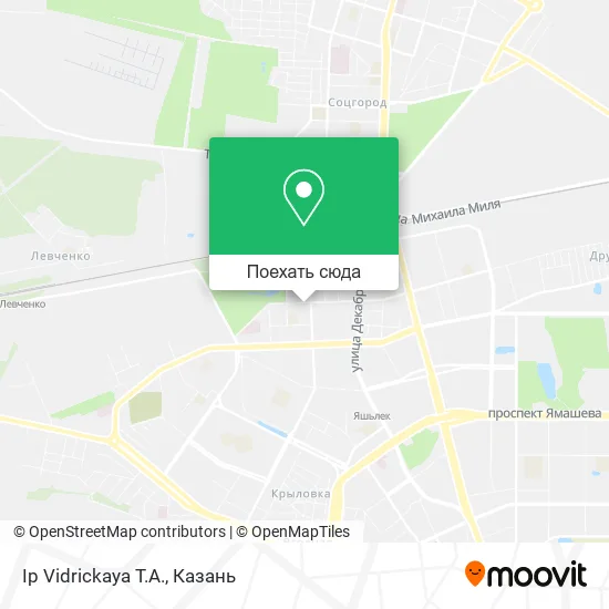 Карта Ip Vidrickaya T.A.